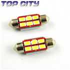 Topcity FESTOON 6smd 5630 Samsung euro error free canbus LED Bulb white - FESTOON CANBUS LED